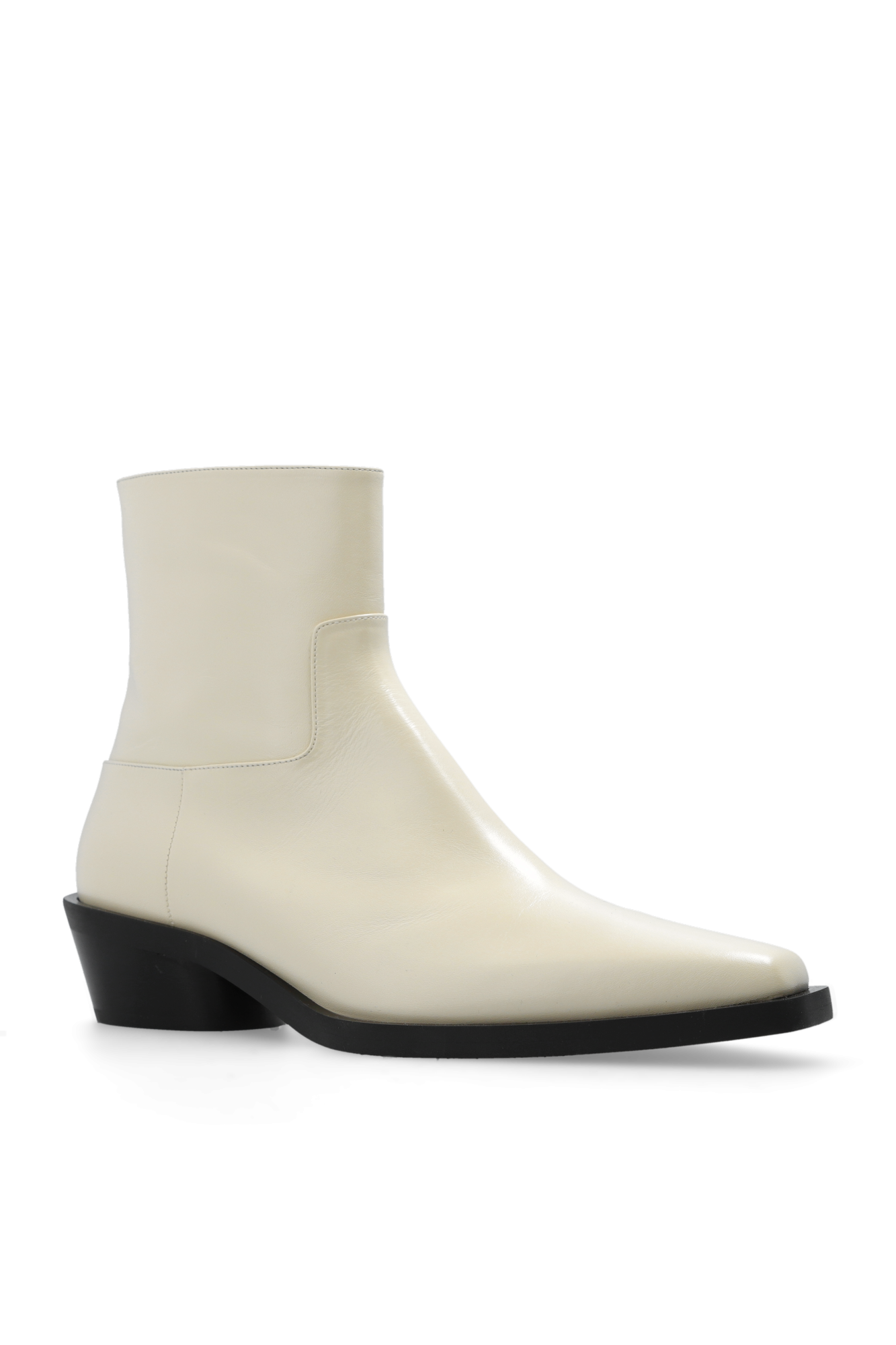 Cream Branco heeled ankle boots Proenza Schouler Vitkac GB